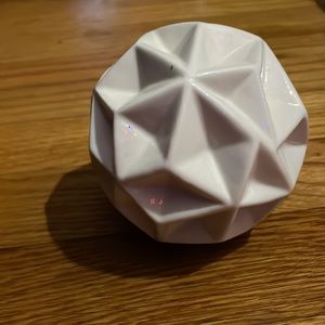 Ceramic geometric ornament from crate and barrel